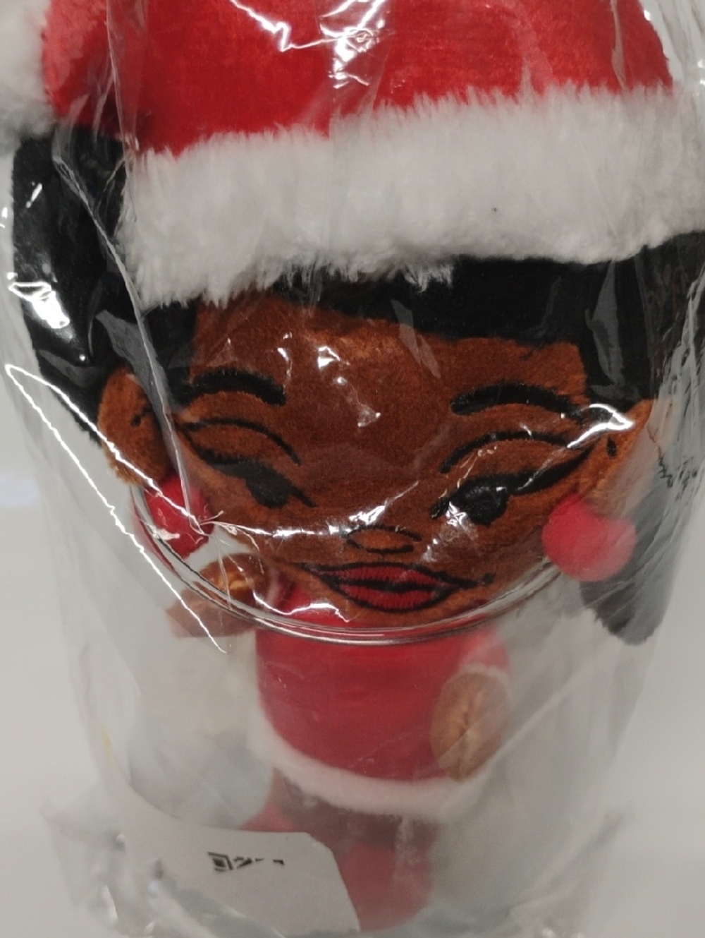 Festive Red & White Holiday Plush Doll - Joyful Santa Outfit